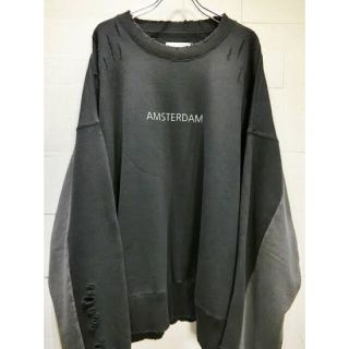 アンユーズド(UNUSED)のstein 19aw スウェット　ネイビー　S(スウェット)