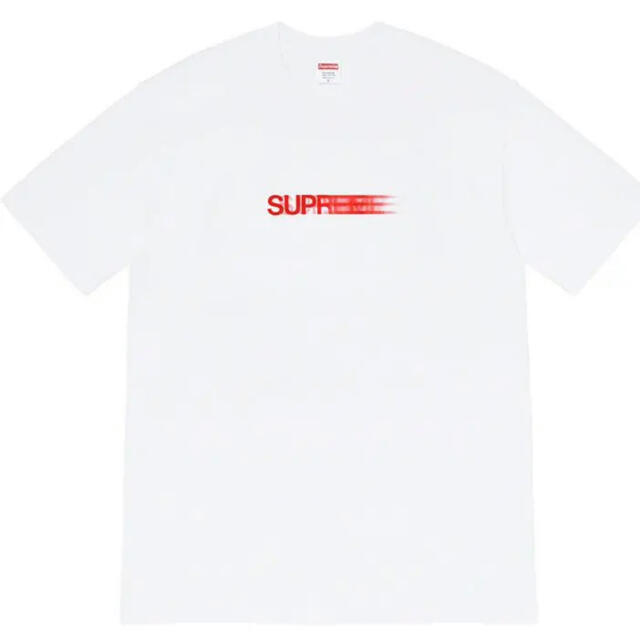 Supreme Motion Logo Tee white  20SS