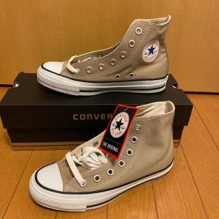 コンバース(CONVERSE)の【新品未使用品】コンバース ベージュ ハイカット(スニーカー)