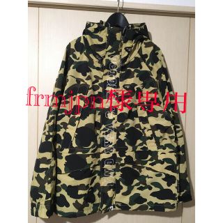 アベイシングエイプ(A BATHING APE)の超レア新品XXL！【 BAPE X OVO 】1ST CAMOスノボジャケット(マウンテンパーカー)