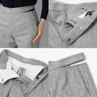 Drawer - INSCRIRE アンスクリア ウール フランネル スラックス パンツ