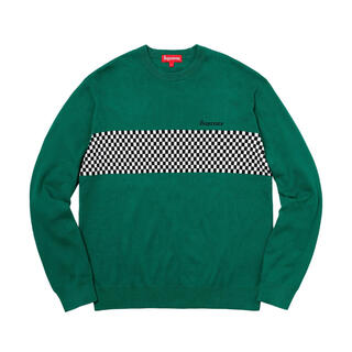 シュプリーム(Supreme)のSupreme Checkered Panel Crewneck Sweater(ニット/セーター)