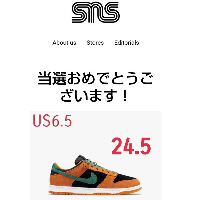 nike Dunk low ceramic 24.5 ナイキ ダンク - スニーカー