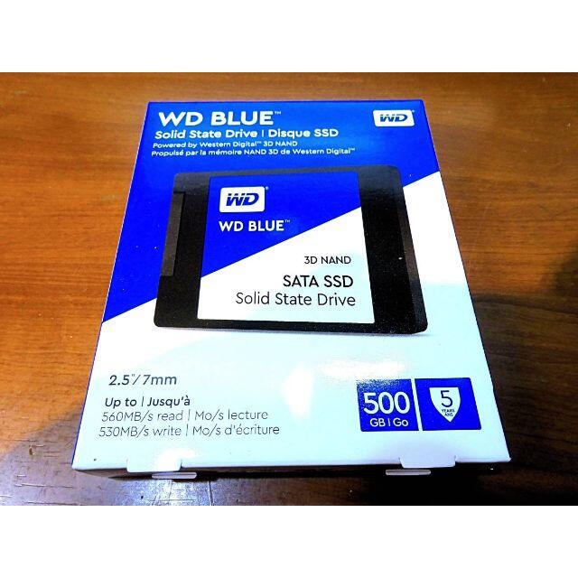 WD Blue 3D NAND SATA　500GB　SSD
