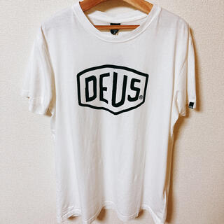 デウスエクスマキナ(Deus ex Machina)のDeus ex Machina シールドTシャツ ホワイト Lサイズ 新品未使用(Tシャツ/カットソー(半袖/袖なし))