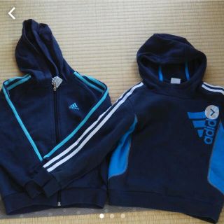 アディダス(adidas)のアディダストレーナー130センチ2枚セット(Tシャツ/カットソー)