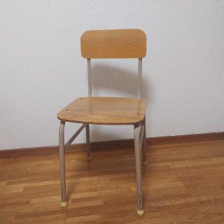 【昭和レトロ】学校の椅子(スツール)