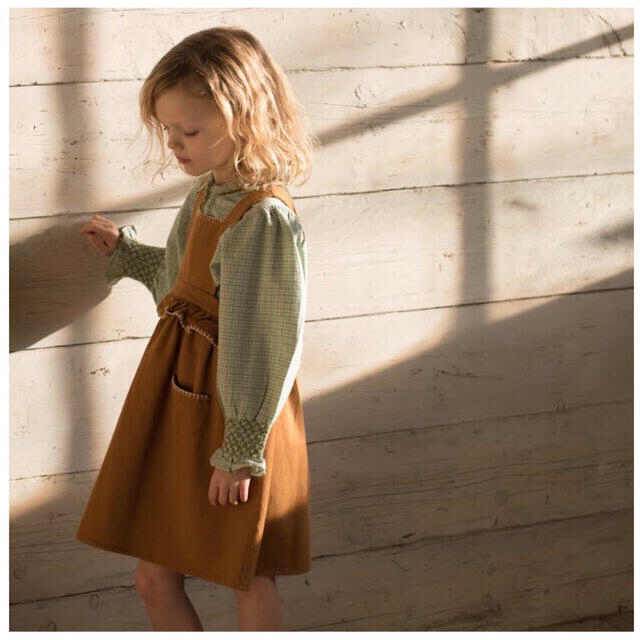 apolina kids pinafore ワンピース　3-5y