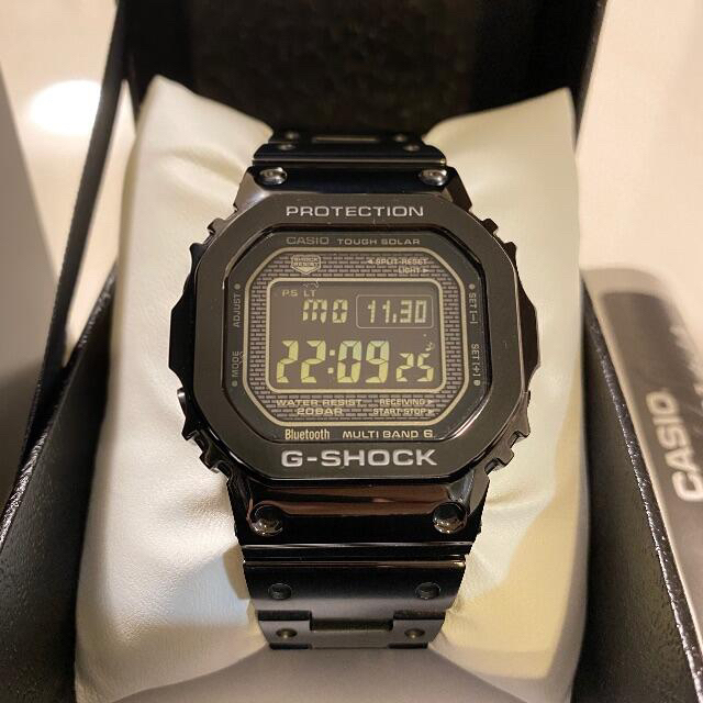 G-SHOCK(ジーショック)の【ヘッドロックさん専用】フルメタル G-SHOCK 黒 メンズの時計(腕時計(デジタル))の商品写真