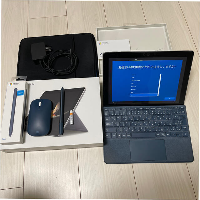 Microsoft(マイクロソフト)のSurface Go LTE 本体+キーボードカバー+マウス+ペン+office スマホ/家電/カメラのPC/タブレット(タブレット)の商品写真