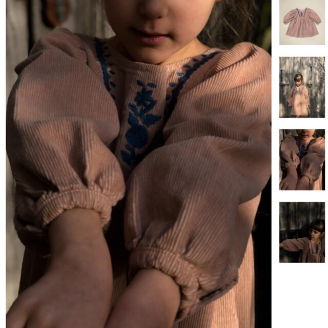 Caramel baby&child (キャラメルベビー&チャイルド)のapolina kids TAMMY DRESS 5-7y キッズ/ベビー/マタニティのキッズ服女の子用(90cm~)(ワンピース)の商品写真