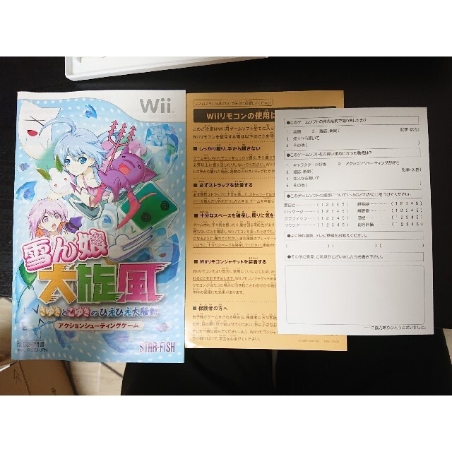 Wii(ウィー)のwii　中古　任天堂　雪ん娘大旋風　さゆきとこゆきのひえひえ大騒動 エンタメ/ホビーのゲームソフト/ゲーム機本体(家庭用ゲームソフト)の商品写真