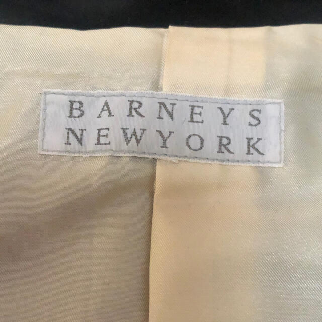 BARNEYS NEWYORK ベロアジャケット 黒