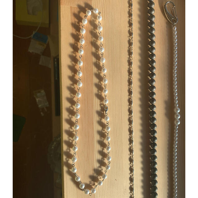 KAPITAL(キャピタル)のパールネックレス　pearl necklace  メンズのアクセサリー(ネックレス)の商品写真