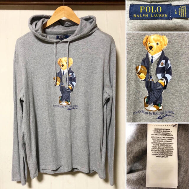 POLO RALPH LAUREN(ポロラルフローレン)の人気❗️POLO Ralph Lauren POLO BEAR 薄手 パーカー メンズのトップス(Tシャツ/カットソー(七分/長袖))の商品写真