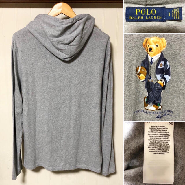 POLO RALPH LAUREN(ポロラルフローレン)の人気❗️POLO Ralph Lauren POLO BEAR 薄手 パーカー メンズのトップス(Tシャツ/カットソー(七分/長袖))の商品写真