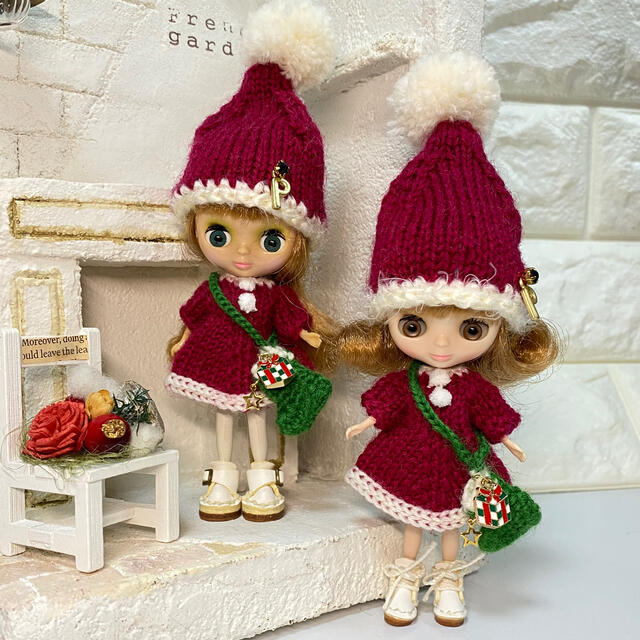 ◆ご専用ページ◆☆プチブライス☆クリスマス♥︎サンタクロース3点セット×2セット