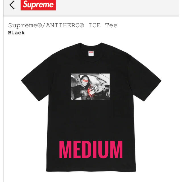 Supreme®/ANTIHERO® ICE Tee  サイズ M