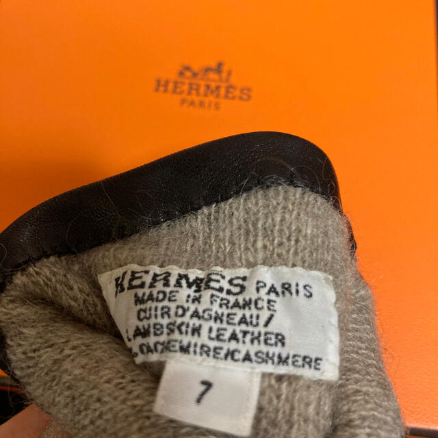 Hermes(エルメス)のエルメス　レザー　グローブ　手袋　ケリー　HERMES カシミヤ　ロデオ　 レディースのファッション小物(手袋)の商品写真