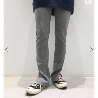 アパルトモンドゥーズィエムクラス(L'Appartement DEUXIEME CLASSE)の新品　L'Appartement Wool Zip Leggings(レギンス/スパッツ)