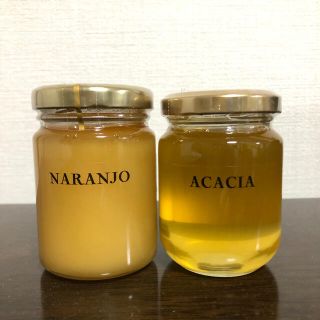 ハッチ(HACCI)の新品未開封　ラベイユ　はちみつ　2個　アカシア　オレンジ(調味料)