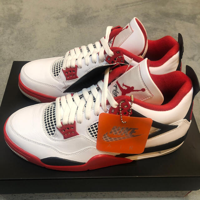 メンズNIKE ナイキ エアジョーダン4 Fire Red Air jordan4