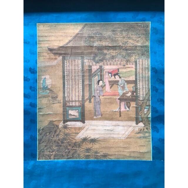 絹本  美女圖
