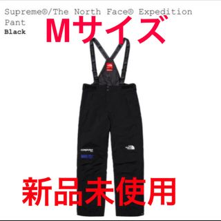 Supreme シュプリーム パンツ サイズ:M THE NORTH FACE ノースフェイス GORE-TEX エクスペディション ビブパンツ Expedition Pant 18AW ブラック 黒 ボトムス ズボン コラボ 【メンズ】