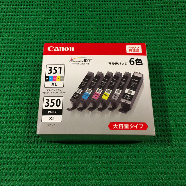 (まとめ) キヤノン Canon インクタンク BCI-351XL+350XL/6MP 6色マルチパック 大容量 6552B002 1箱(6個:各色1個) 【×3セット】