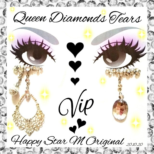❤VIP品★Queen Diamonds Tears★partyまつげ クィーン