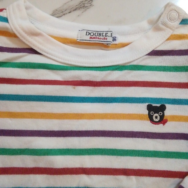 DOUBLE.B(ダブルビー)のダブルビー　カラフルロンT　90 キッズ/ベビー/マタニティのキッズ服男の子用(90cm~)(Tシャツ/カットソー)の商品写真