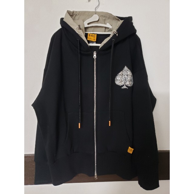 Sac studio BALCONY HOOD ZIP UP(unisex) メンズのトップス(パーカー)の商品写真