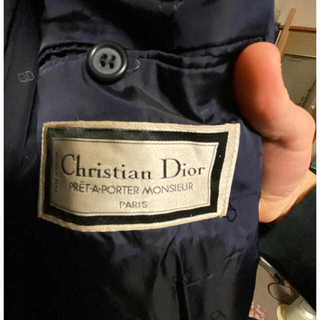 Christian Dior(クリスチャンディオール)のChristian Dior MONSIEUR ダブルチェスターコート　90s メンズのジャケット/アウター(チェスターコート)の商品写真