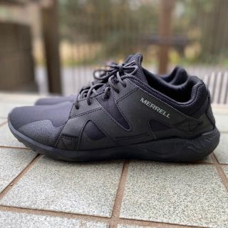 メレル(MERRELL)の着用少　美品　メレル　MERRELL  軽量　アウトドア　スニーカー　ブラック(スニーカー)