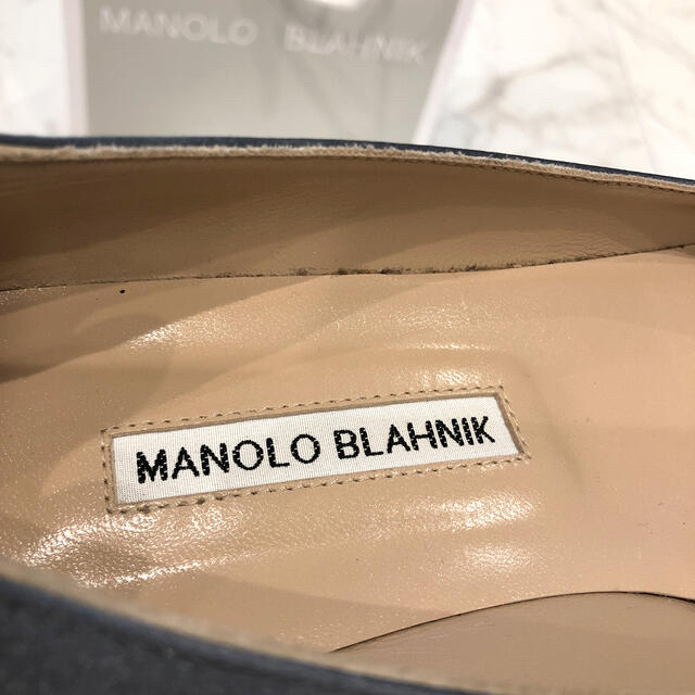 MANOLO BLAHNIK(マノロブラニク)のMANOLO BLAHNIK マノロブラニク 39 レディースの靴/シューズ(バレエシューズ)の商品写真