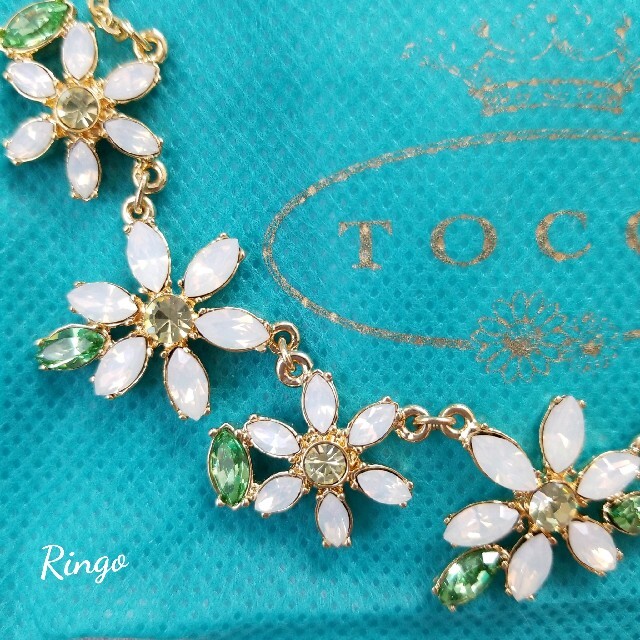 TOCCA(トッカ)の【2017SS】JEWELED FLOWER NECKLACE ネックレス レディースのアクセサリー(ネックレス)の商品写真