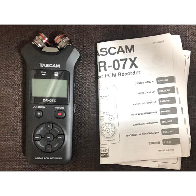 品質保証書 【ほぼ新品】TASCAM DR-07X ハンディレコーダー - www.gorgas.gob.pa