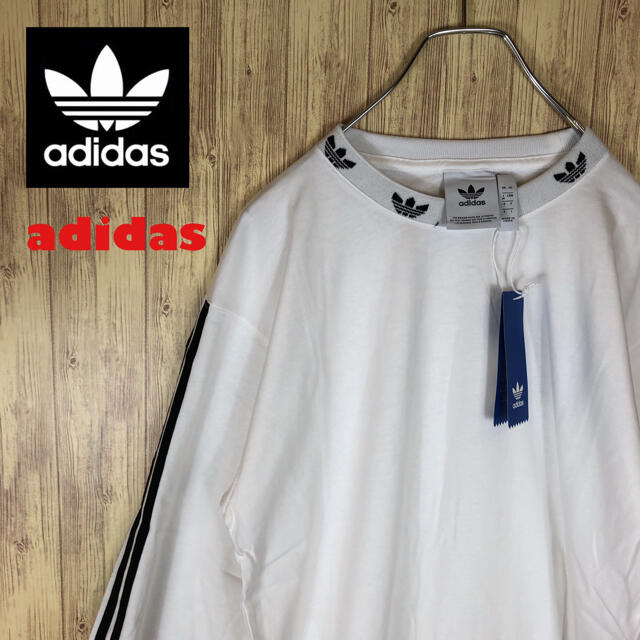 adidas(アディダス)の【アディダス/adidas】【国内正規品】ロングTシャツ　長袖 トレフォイルロゴ メンズのトップス(Tシャツ/カットソー(七分/長袖))の商品写真