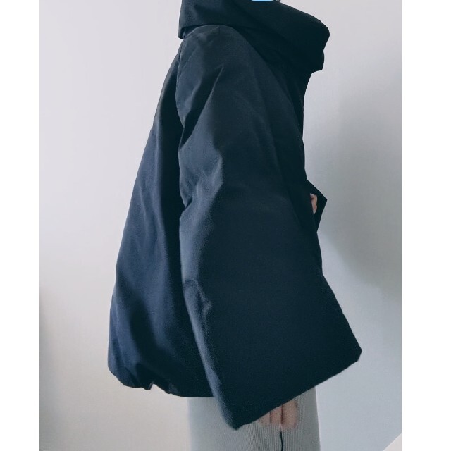 Jil Sander(ジルサンダー)のユニクロ +J ハイブリッドダウン ネイビーL レディースのジャケット/アウター(ダウンジャケット)の商品写真