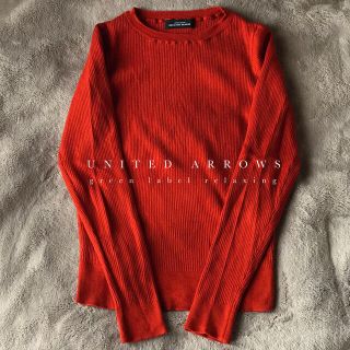 ユナイテッドアローズグリーンレーベルリラクシング(UNITED ARROWS green label relaxing)のgreenlabelrelaxingウール 12G クルーネック リブ  ニット(ニット/セーター)