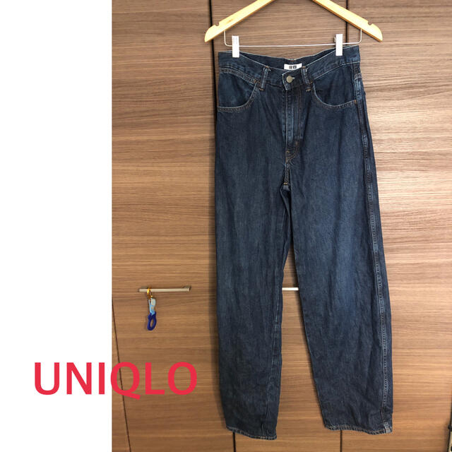 UNIQLO ワイドフィットカーブジーンズ 67 BLUE 26