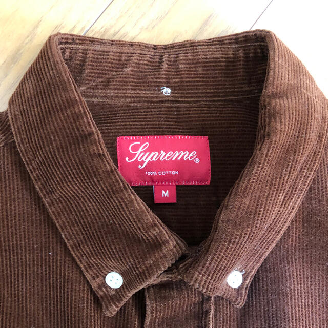 専用　シュプリーム「Corduroy Shirt」コーデュロイボタンダウン　M