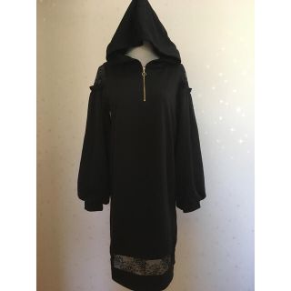 アクシーズファム(axes femme)のお値下げ　未使用‧✧̣̇‧パーカーワンピース(パーカー)