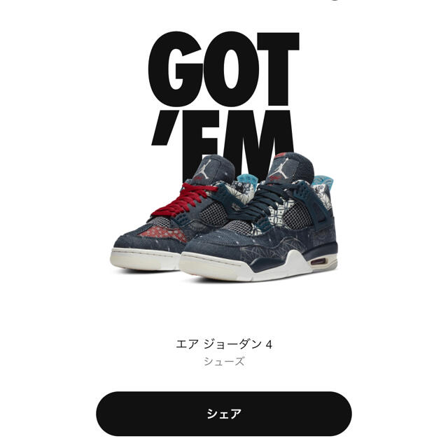 jordan4 サシコ　ジョーダン4