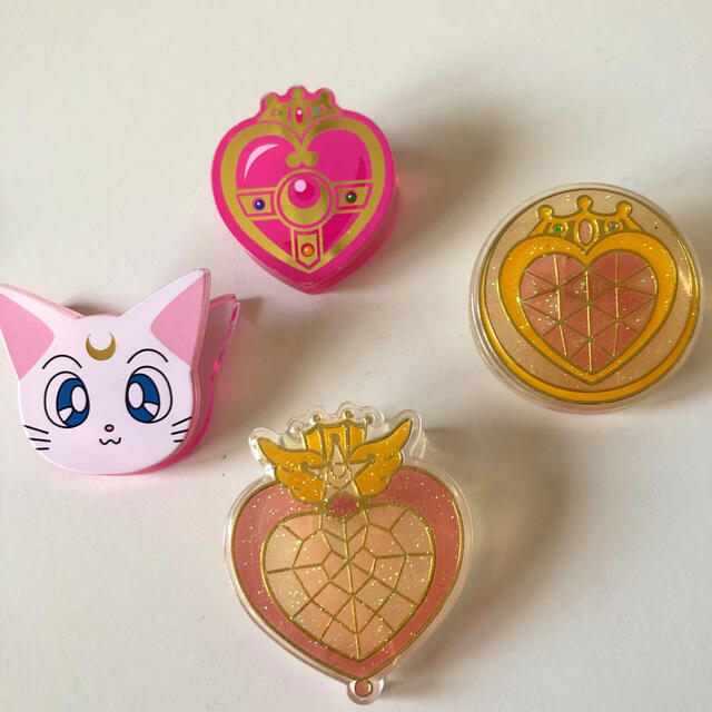 セーラームーン(セーラームーン)のセーラームーン🌙ちびムーン🎀アルテミス🐈クリップ4個💓 エンタメ/ホビーのおもちゃ/ぬいぐるみ(キャラクターグッズ)の商品写真