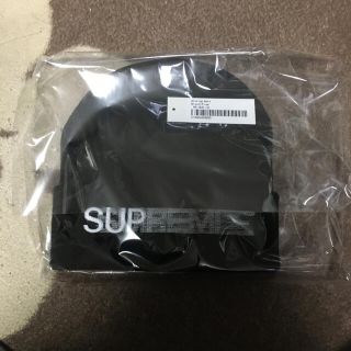 シュプリーム(Supreme)のsupreme motion logo  beanie 黒(ニット帽/ビーニー)