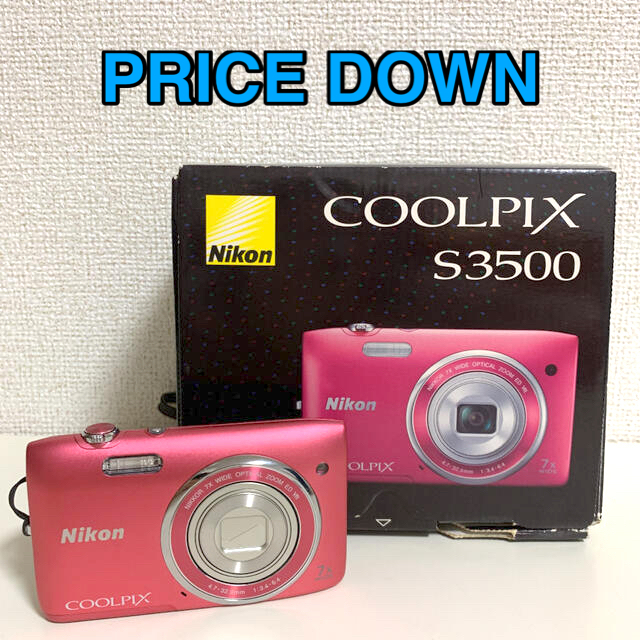 ほぼ新品！Nikon COOLPIX S3500