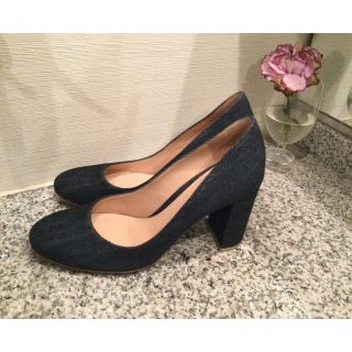 ジャンヴィットロッシ(Gianvito Rossi)のジャンヴィトロッシ  ヒール　パンプス　デニム　36(スニーカー)