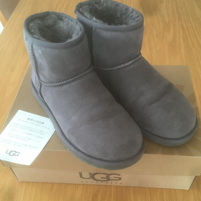 UGG クラシックミニ グレー アグ定番 美品 23センチ ムートンブーツ