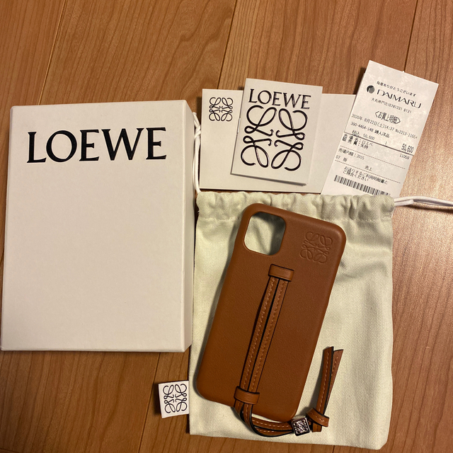 当社の 箱袋あり 新品未使用 - LOEWE ロエベ ケース iPhone11 iPhoneケース